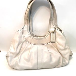 Coach Ergo Pleated Leather Satchel